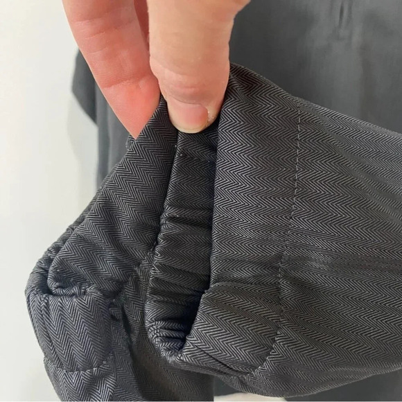 Ashworth Men's Golf Pullover 1/4 Zip M Grey Striped Performance Golf Jacket - Picture 4 of 16